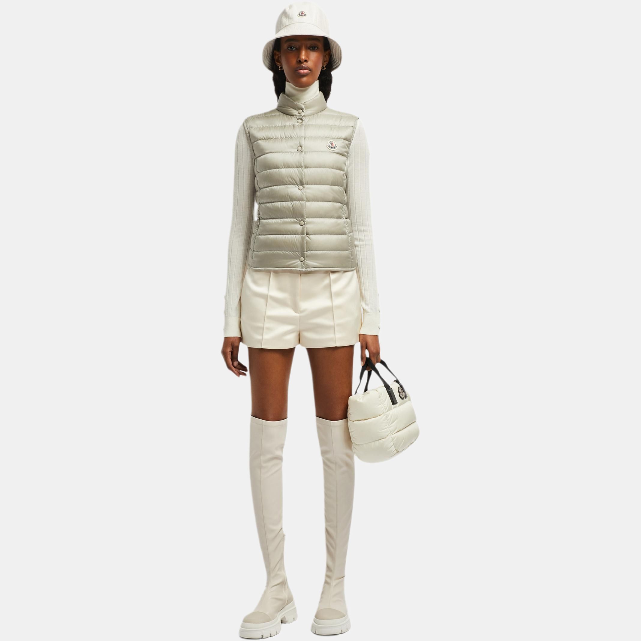 Женский жилет Moncler FW24 Liane (светло-серый) — фото 4