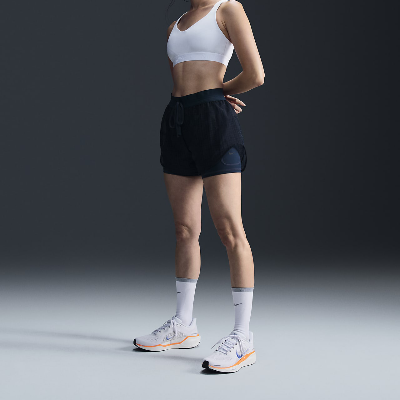 Nike Running Division Sports Shorts Women’s Arsenal Dark Sea Blue