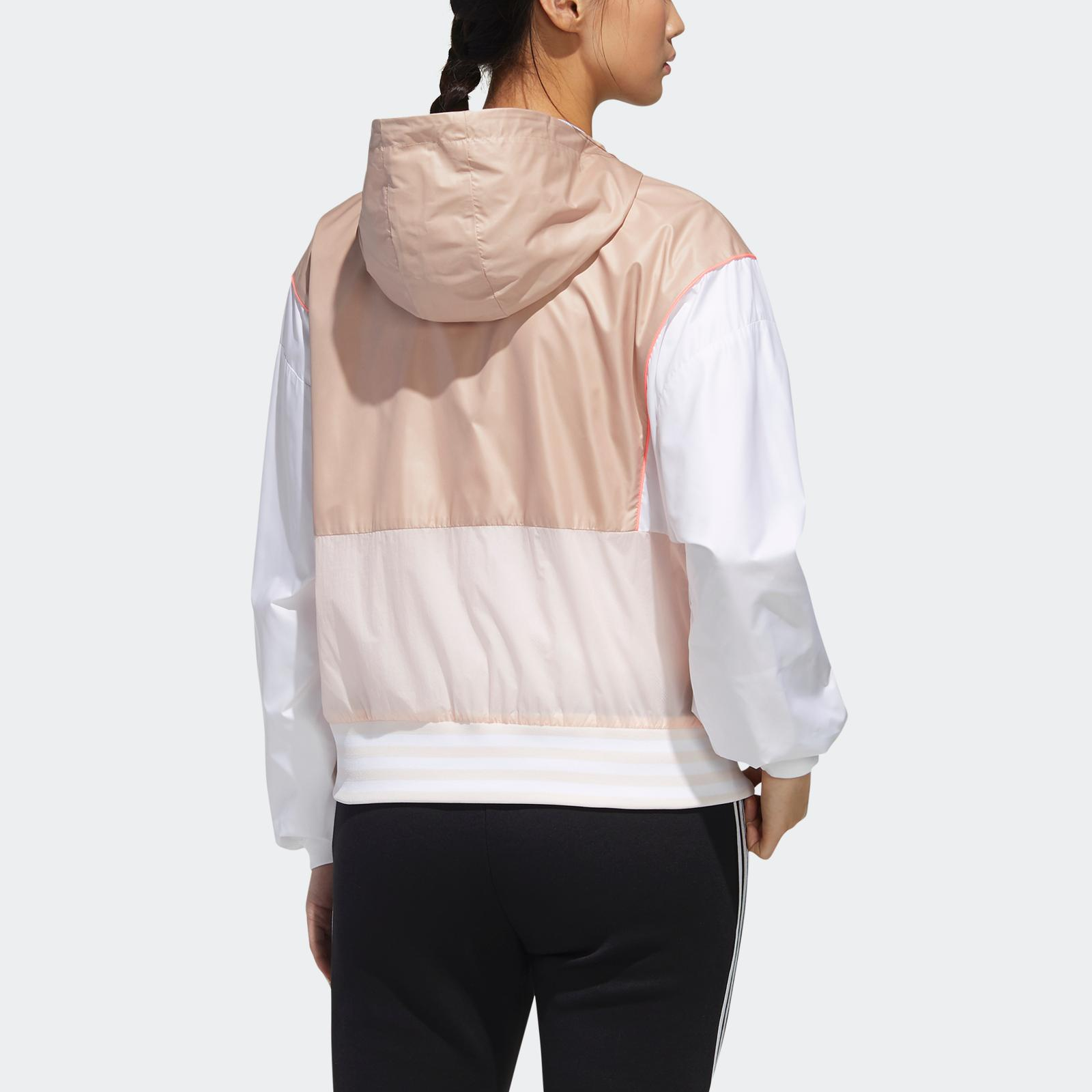 Женская куртка adidas neo Must Haves Block (розовая) — фото 6