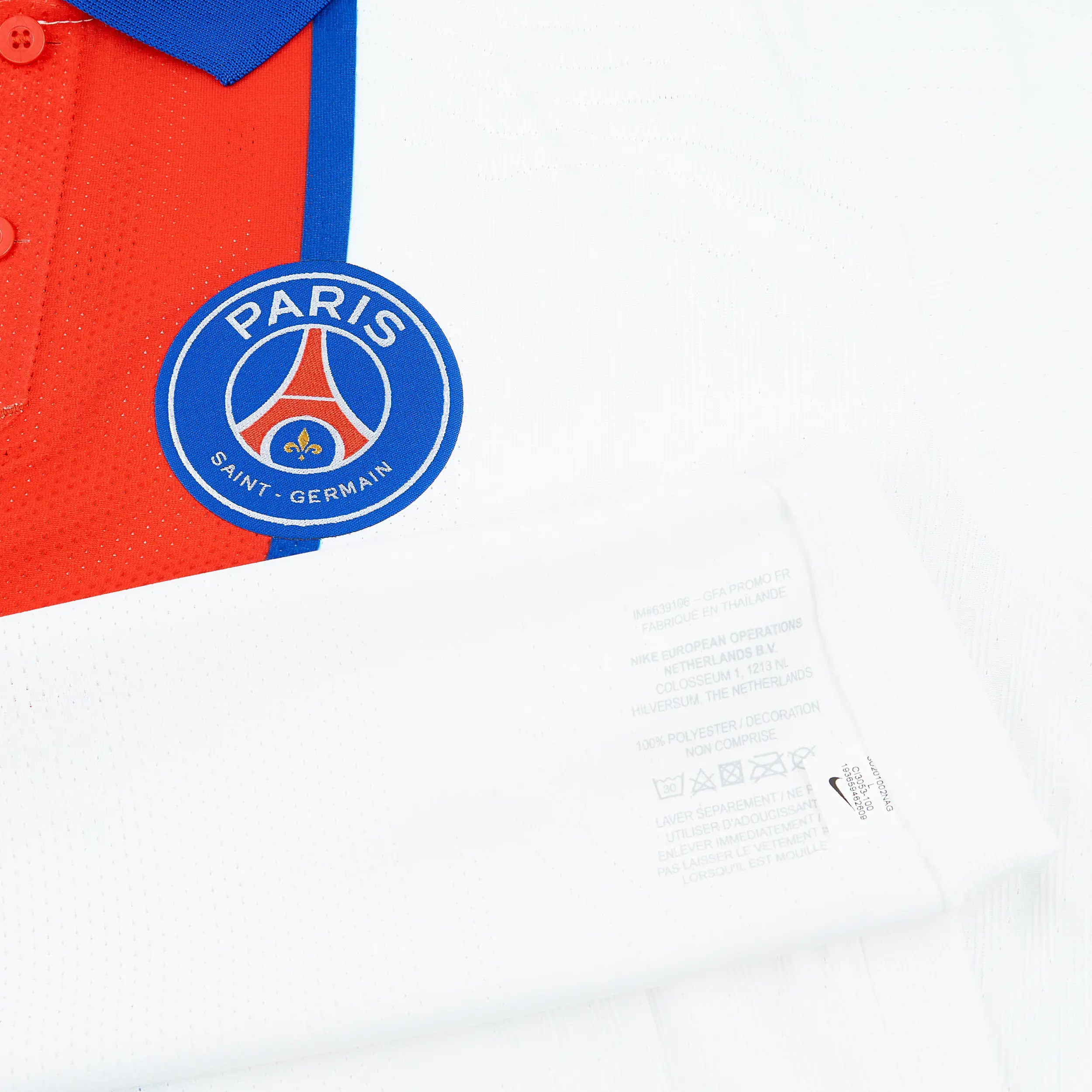 Nike Soccer Jersey Player Edition 2020 21 Season, Paris Saint Germain, Away Unisex White