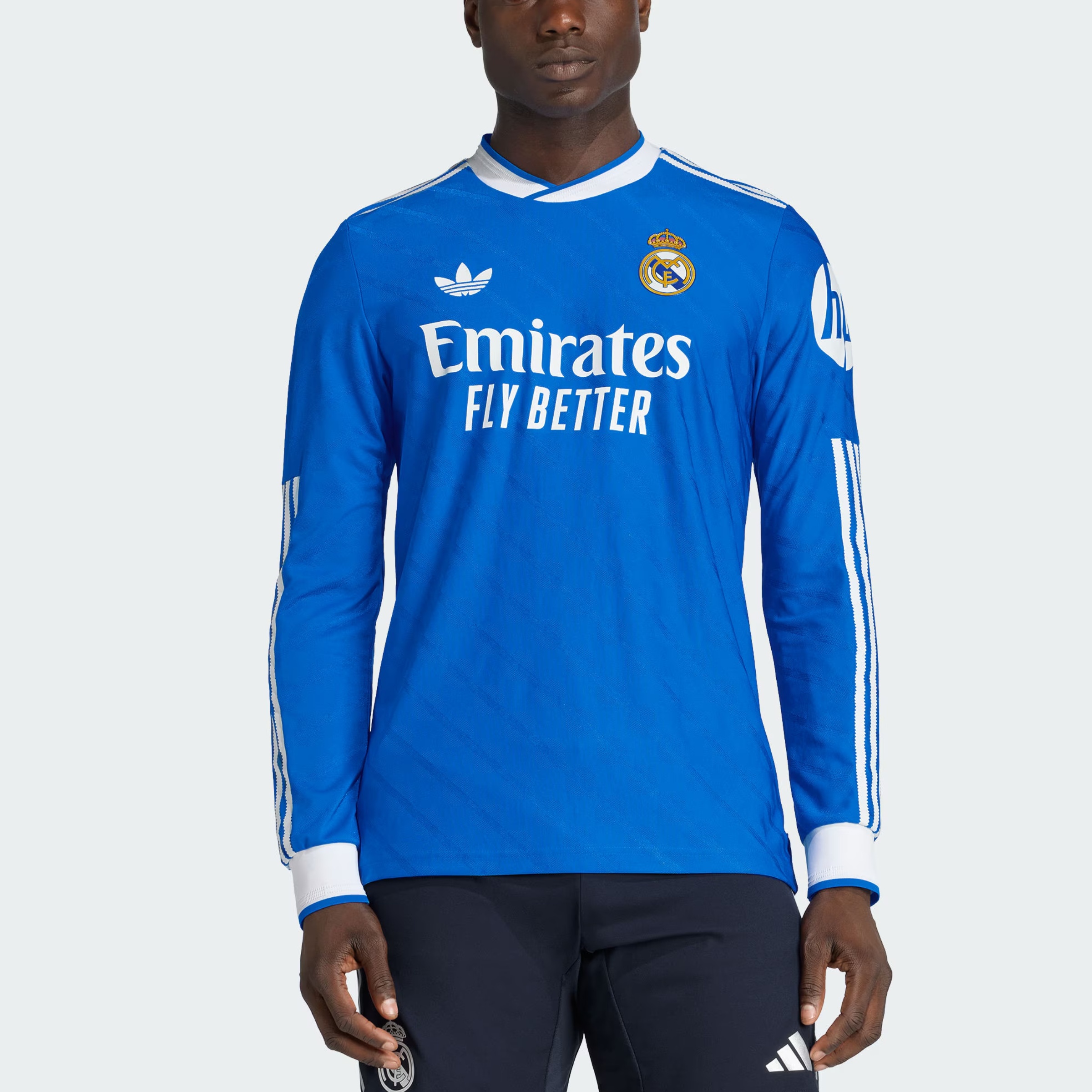 Adidas Free Shipping With AdiClub Real Madrid 25/26 Long Sleeve Third Authentic Jersey