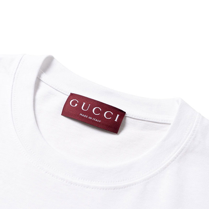 Мужская футболка Gucci Lido (белая) — фото 7