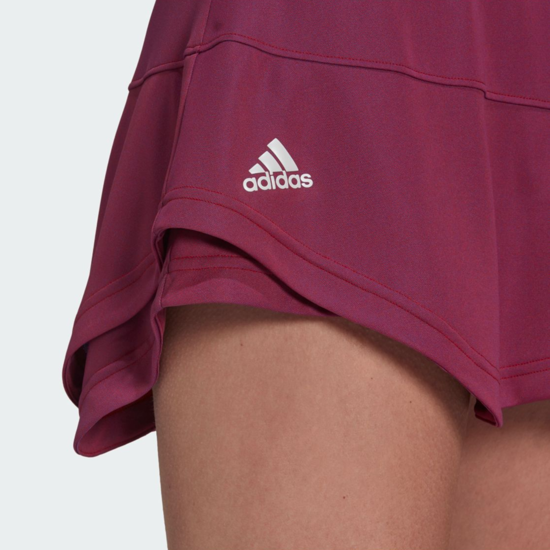 Женская юбка adidas Match Skrt Pb D / (бордовый) — фото 3