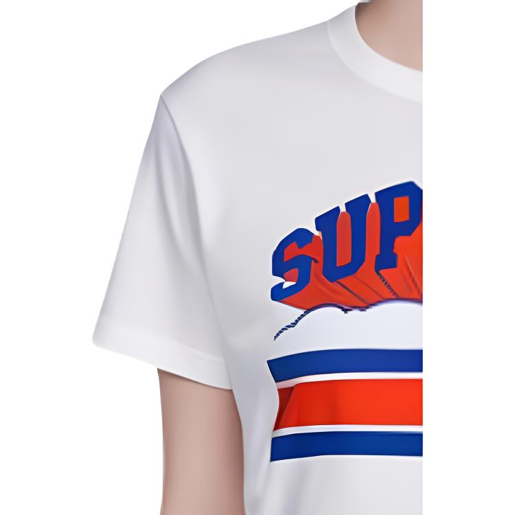 Футболка Supreme SS19 Cloud Arc Tee White (белая) — фото 2