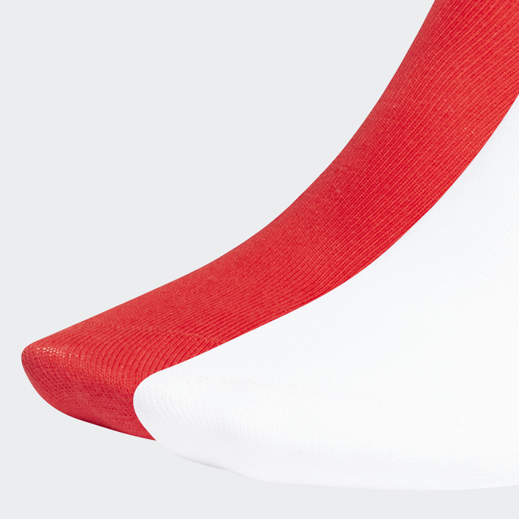 Adidas Originals Sports Socks Unisex Couple’s 2 Pack White/Light Scarlet