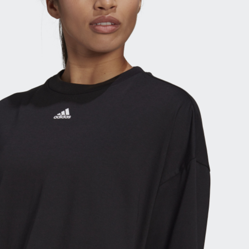 Женские футболки adidas (черный) — фото 4