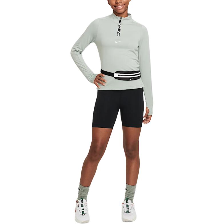 Женская футболка Nike Dri-FitProT FW24 (зеленый) — фото 3