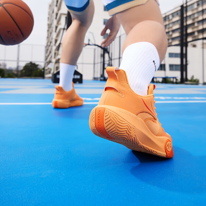 361° Ag Volley Cushioning Abrasion Resistant Breathable Low top Basketball Shoes Men’s Orange