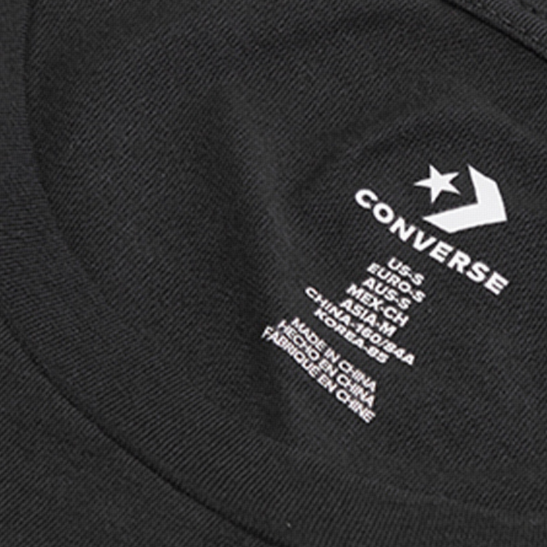 Женская футболка Converse (черный) — фото 4