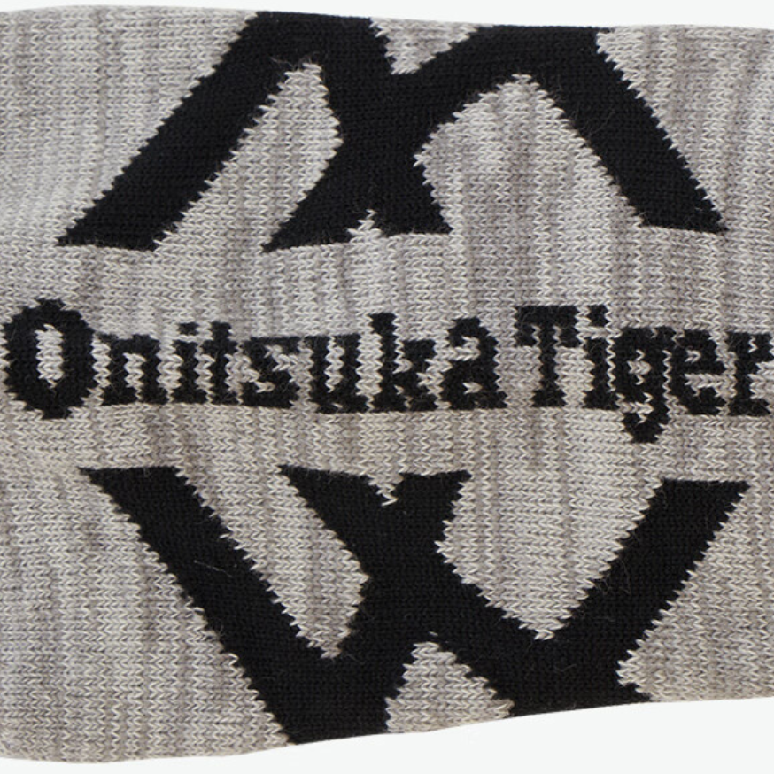 Onitsuka Tiger Ankle Socks Unisex 1 Pack Heather Gray
