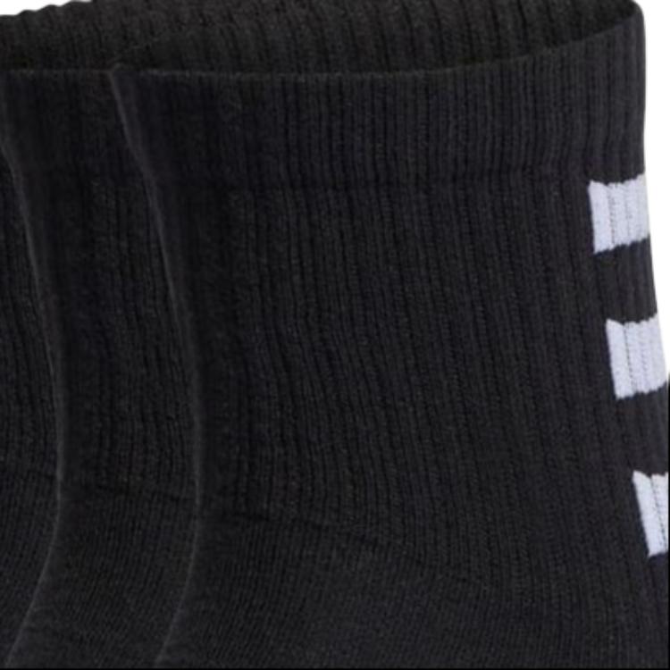 Adidas Crew Socks Unisex 3 Pack Black