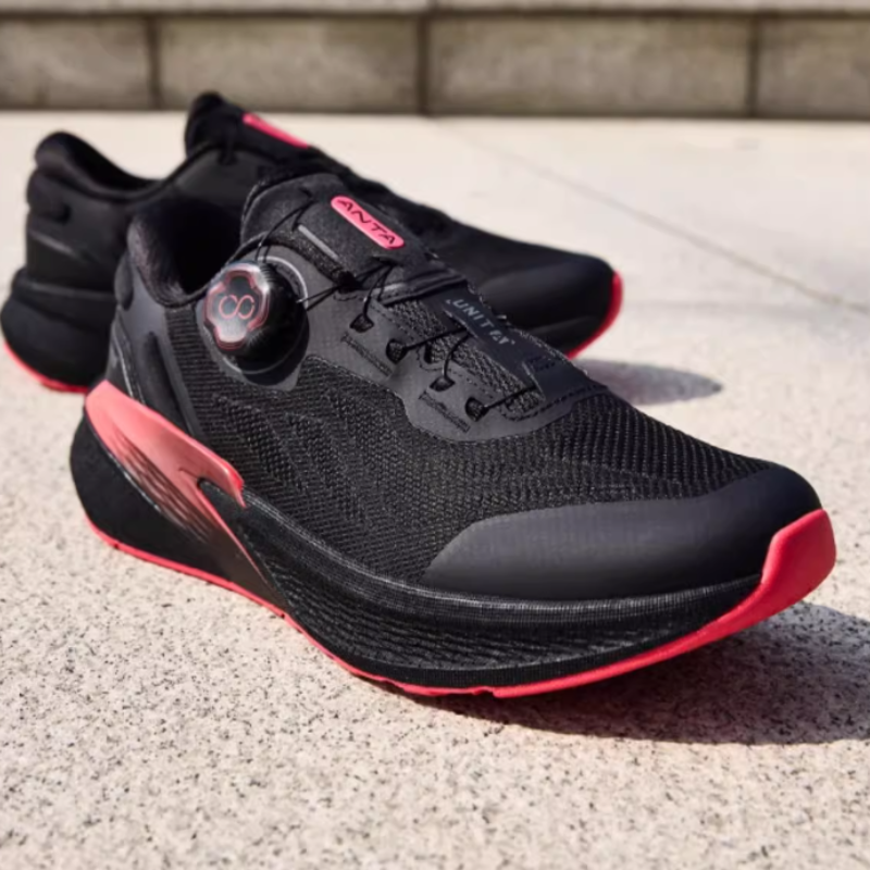 Anta Slip Resistant Abrasion Resistant Support Low top Training Shoes Men’s Black