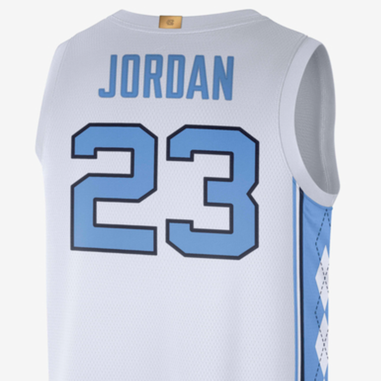 Jordan North Carolina Tar Heels Big Kids’ Nike Basketball Replica Jersey