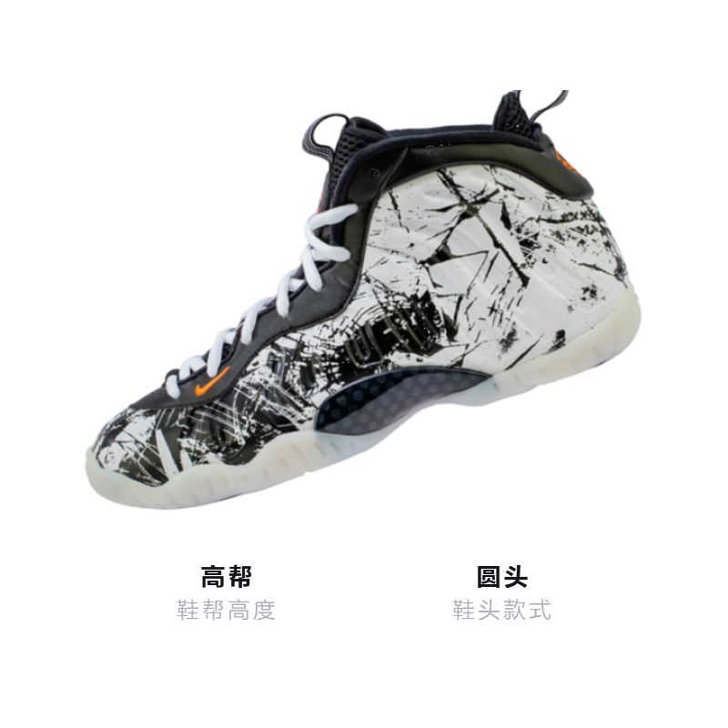 Высокие баскетбольные кроссовки Nike GS (белые) — Белый — фото 2