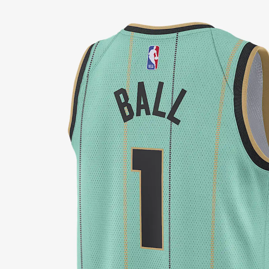 Jordan LaMelo Ball Charlotte Hornets 2024/25 City Edition Men’s Jordan Dri FIT Nba Swingman Jersey