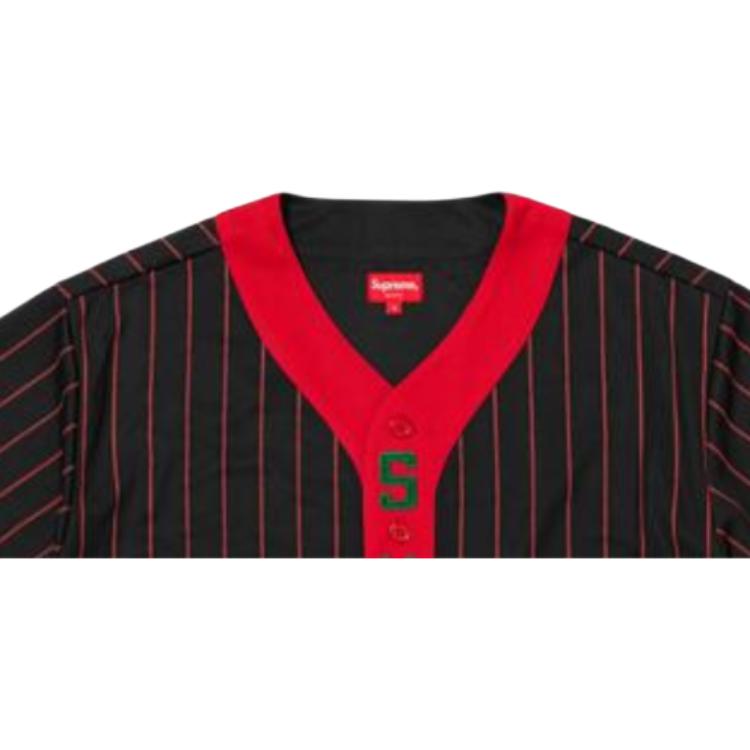Бейсбольная куртка Supreme FW18 V (черно-белая) — фото 3