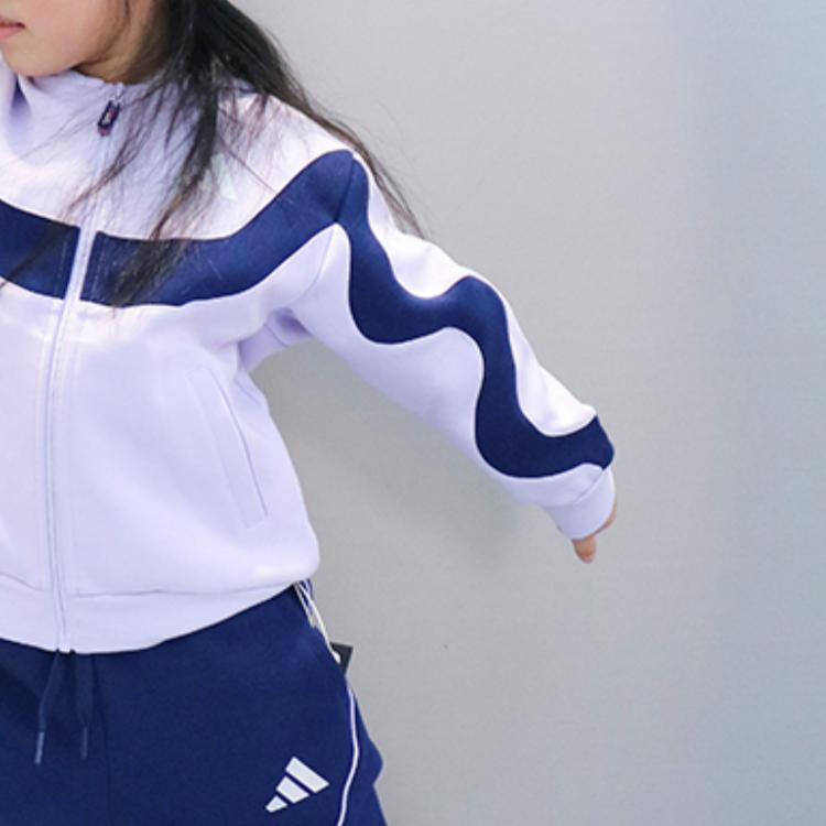 Детский спортивный костюм adidas (сине-фиолетовый) — фото 8
