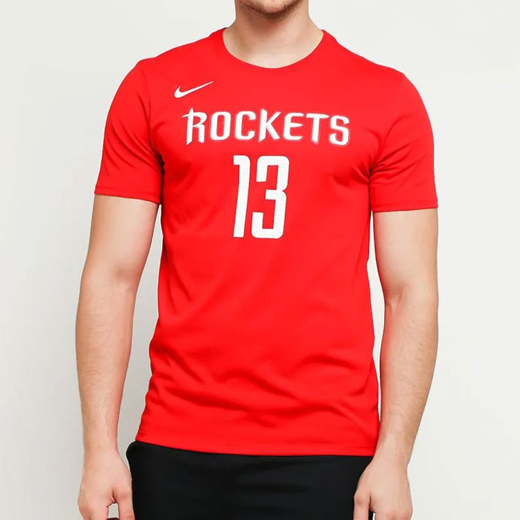 Мужская футболка Nike NBA Dri-FIT (красная) — фото 4