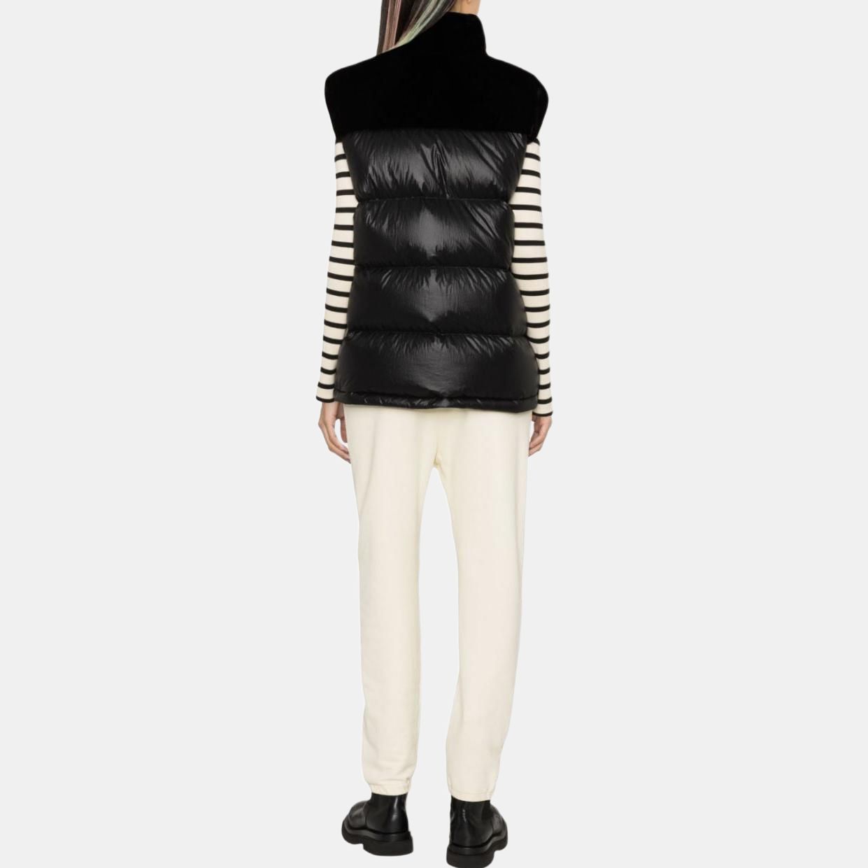 Женский жилет Moncler (синий) — фото 4