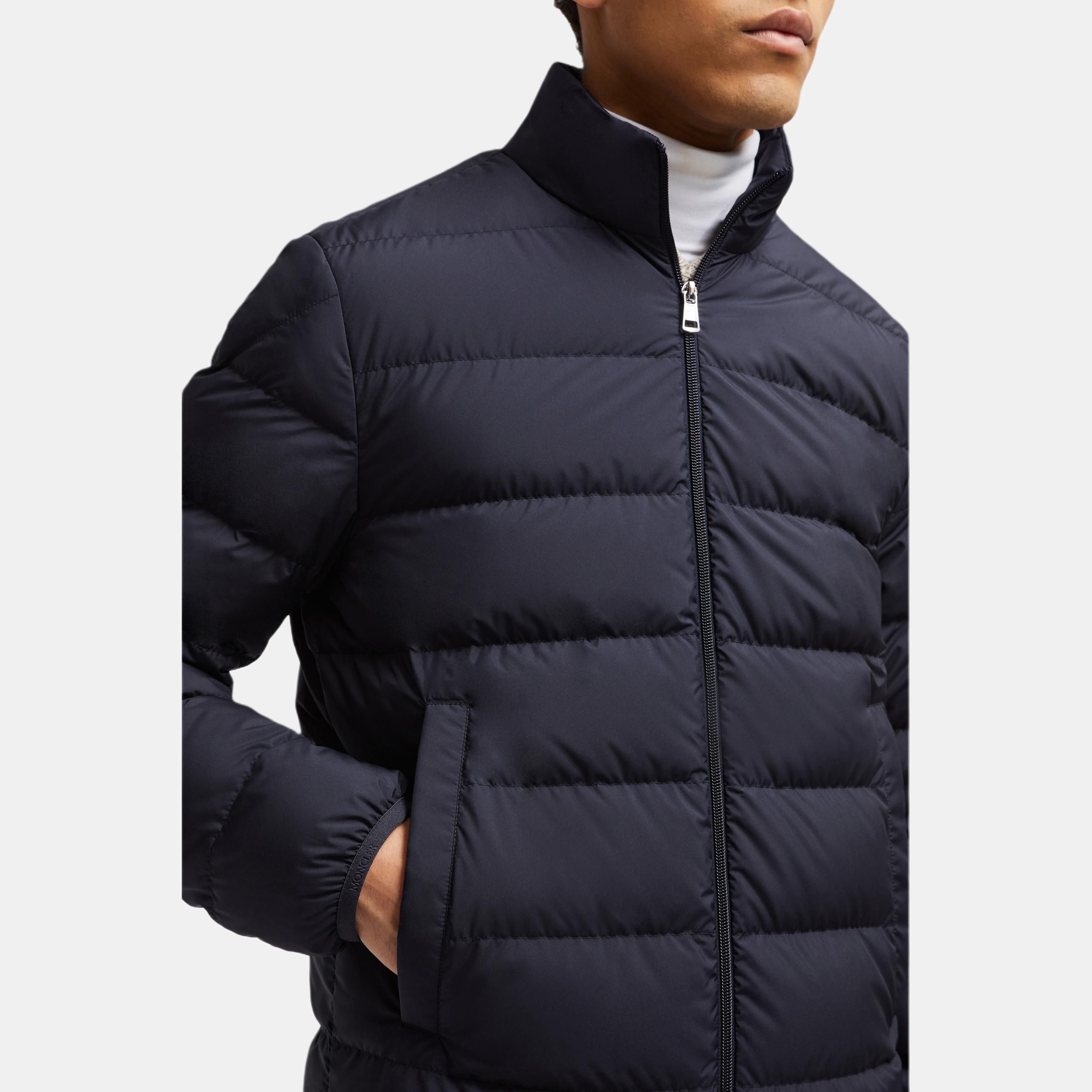 Куртка Moncler Baudinet (полуночно-синяя) — фото 2