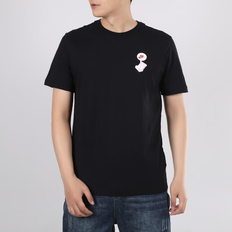 Мужская футболка Nike AS M NSW Tee (черная) — фото 3