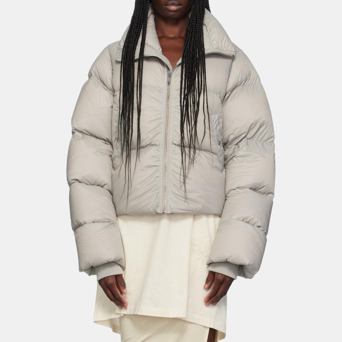 Женская куртка RICK OWENS (жемчужная) — фото 3