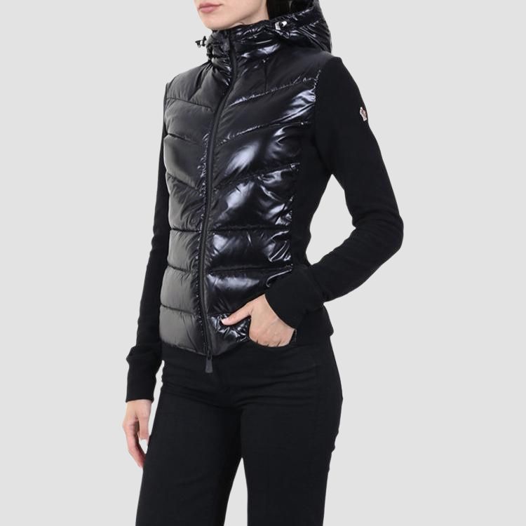 Женская куртка Moncler Grenoble Maglia (черная) — фото 3