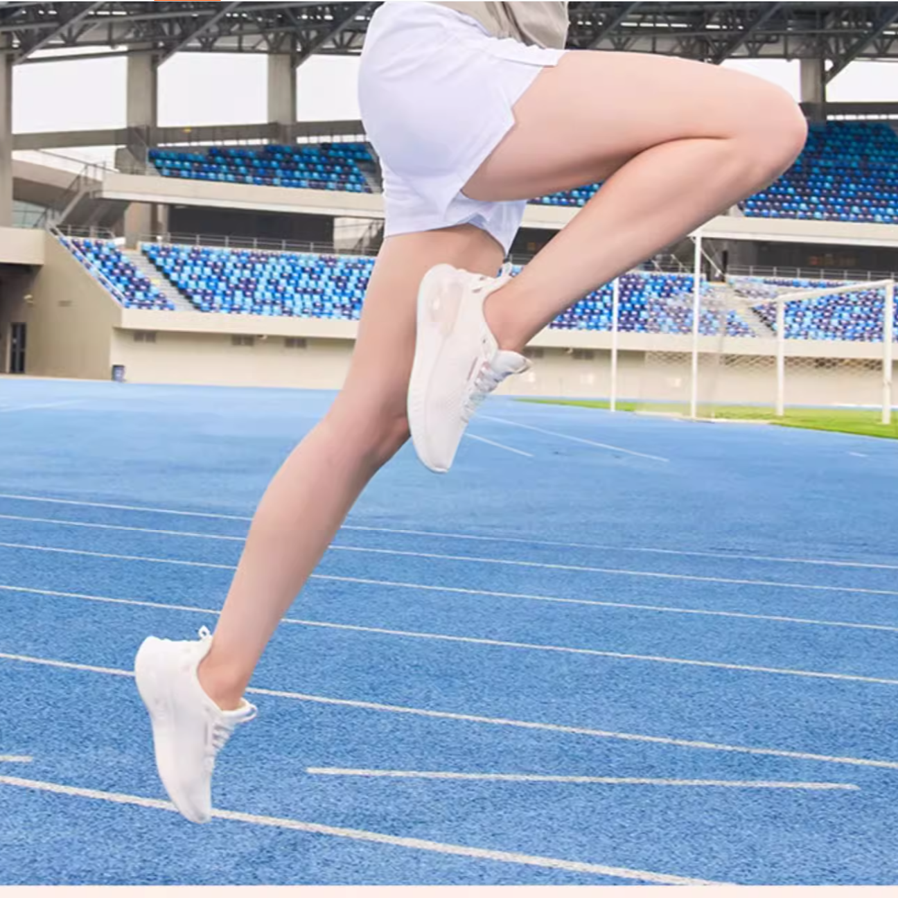361° Slip Resistant Low top Running Shoes Women’s White Gold