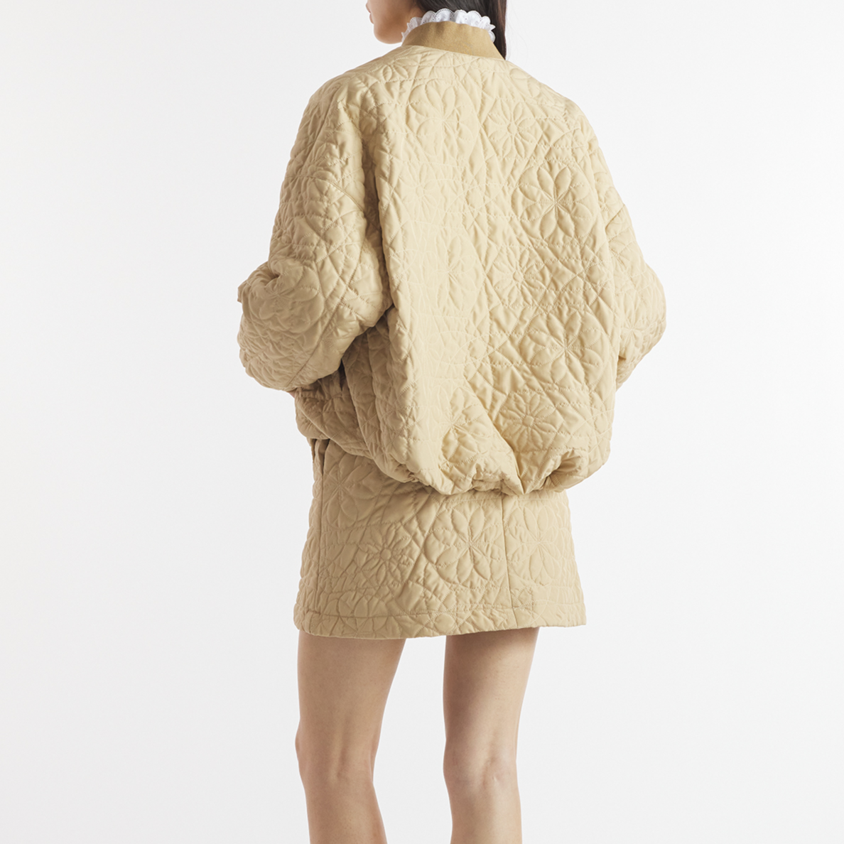 Женская куртка Maison Kitsune FW24 (бежевая) — фото 5