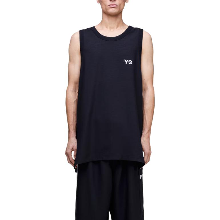 Y-3 Logo Printed Crewneck Tank Top