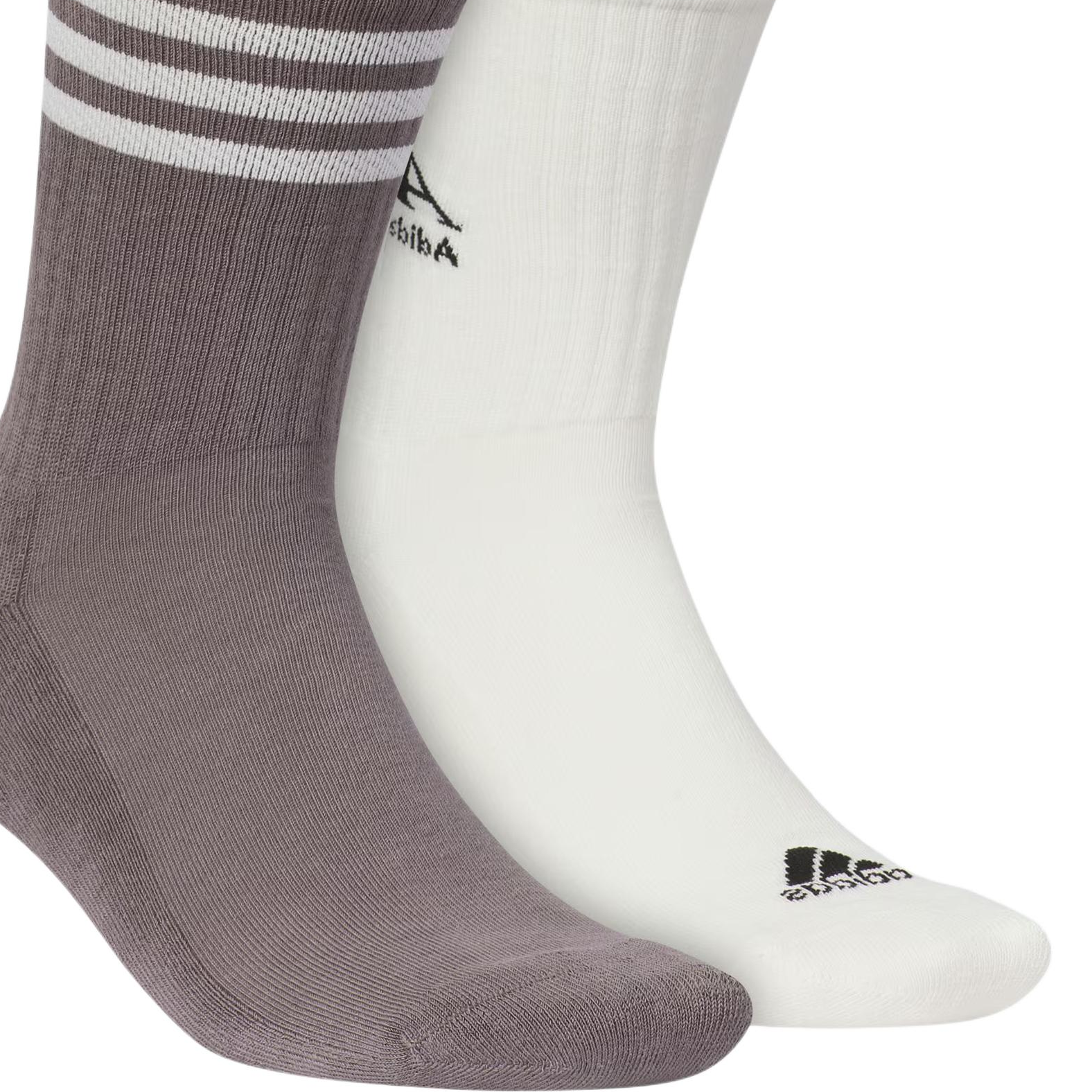 Adidas Lounge FUTURE GRAPHIC SOCKS Crew Socks Unisex 2 Pack Jade White/Charcoal Gray