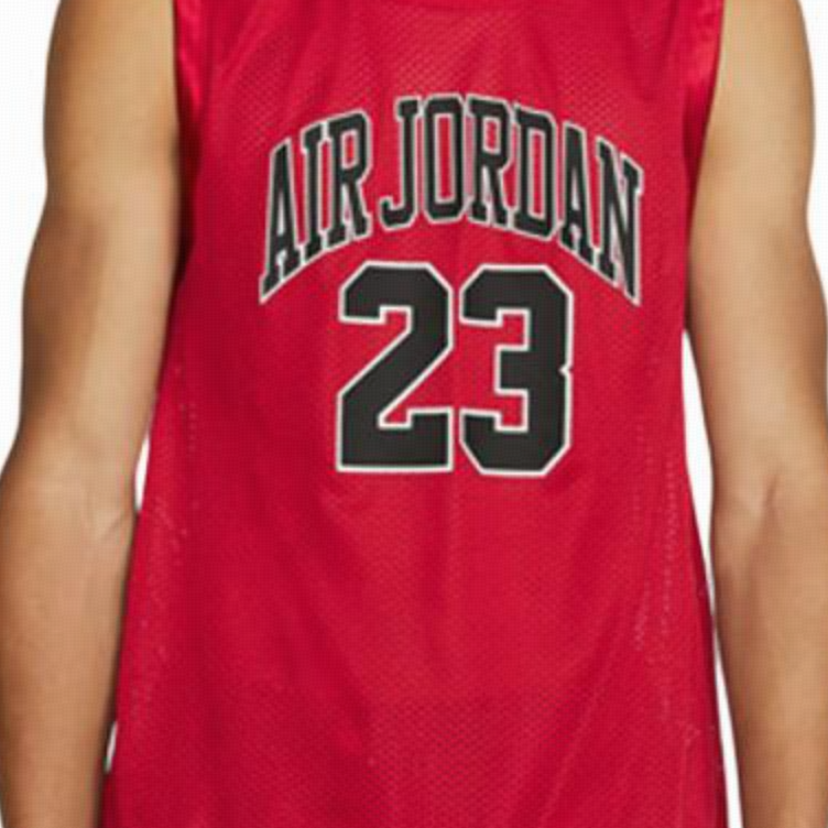 Jordan Basketball Jersey Unisex Red