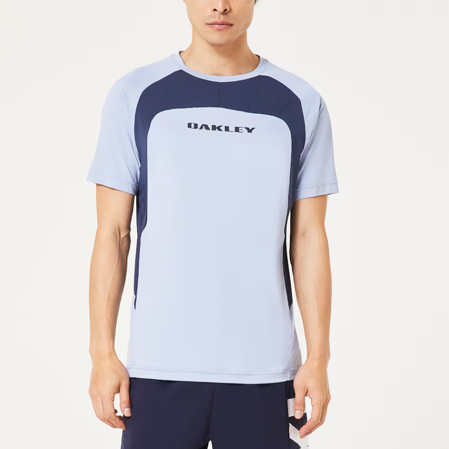 Мужская футболка Oakley FOA407655-12M (голубая) — фото 2