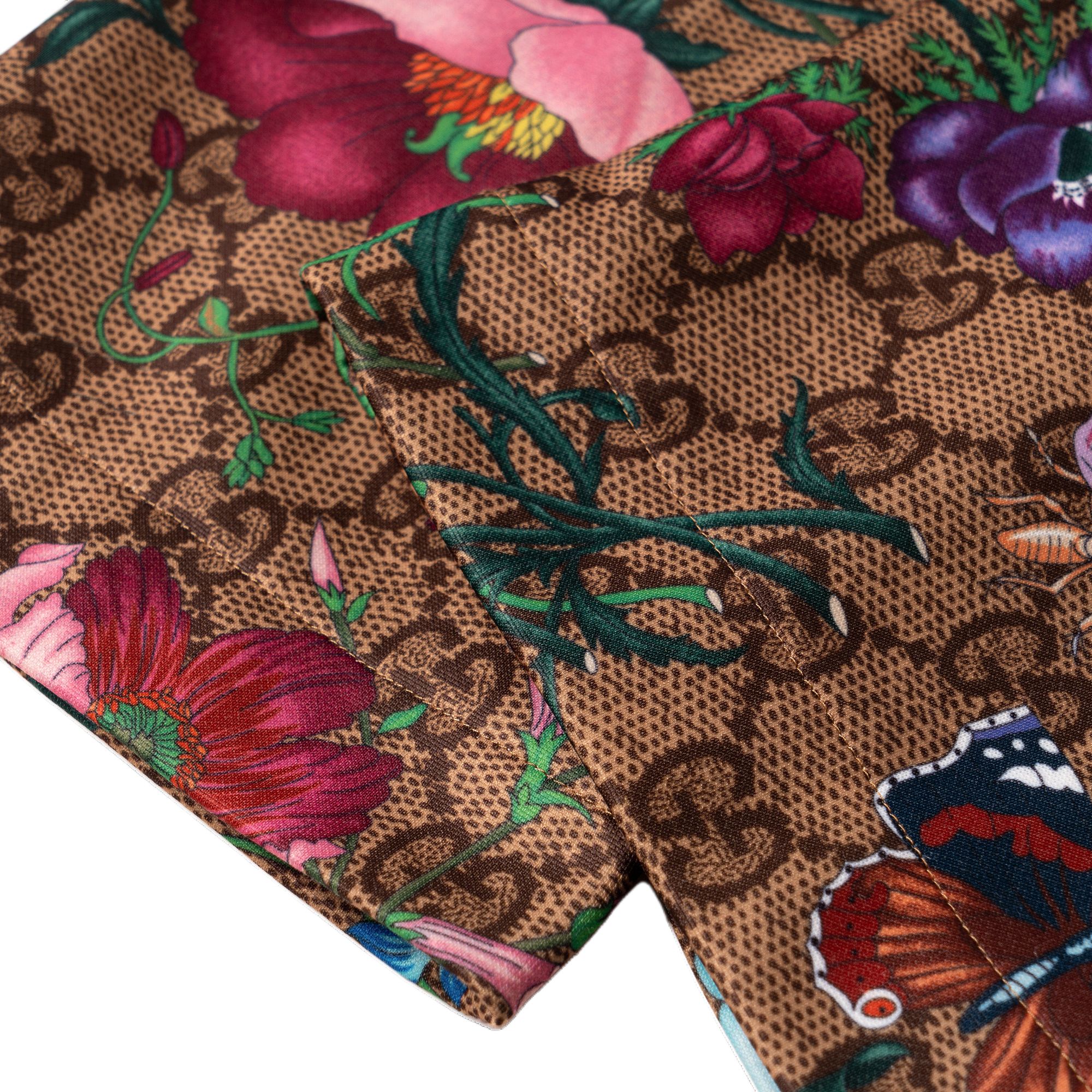 Женская куртка Gucci GG (коричневая) — фото 4