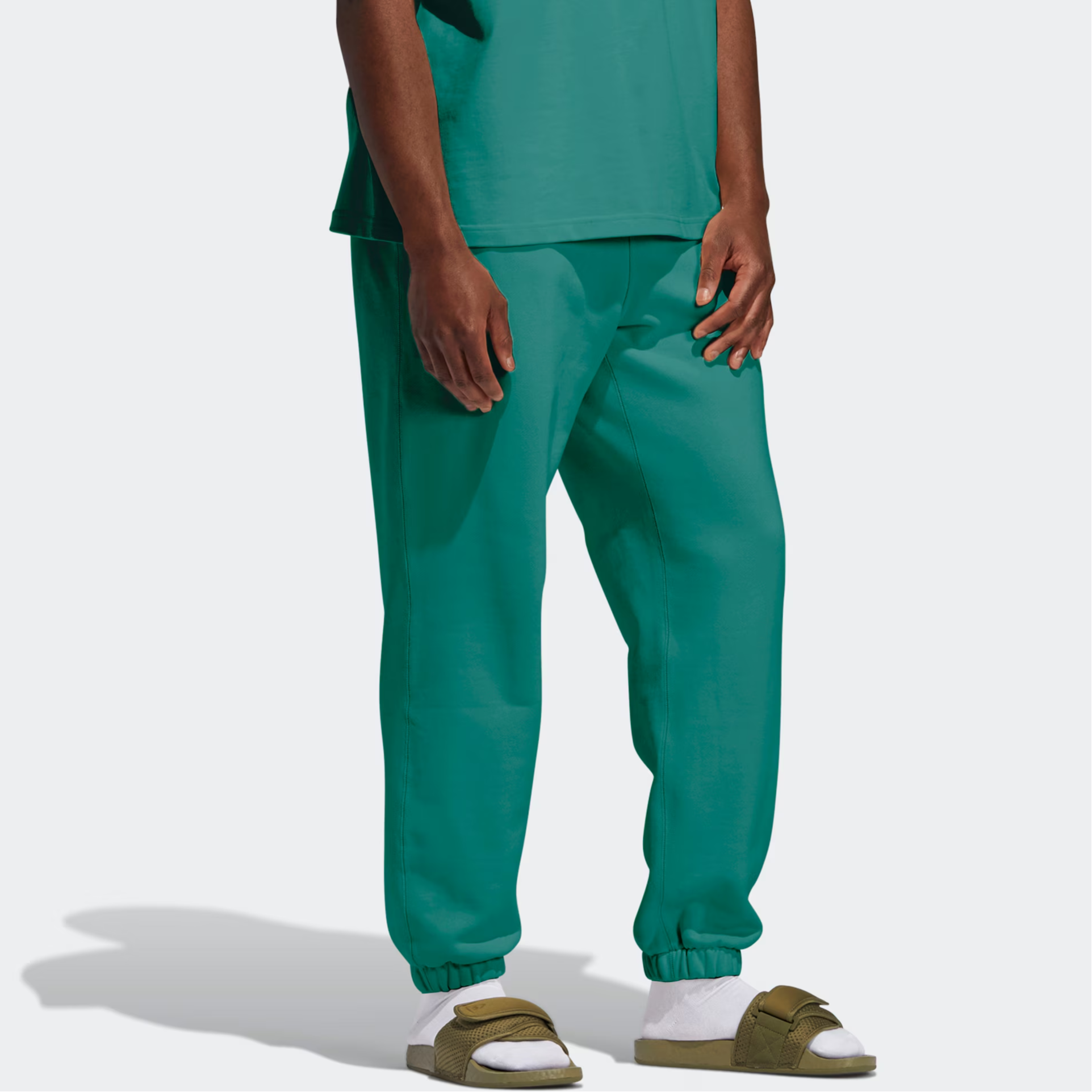 Мужские штаны adidas originals Pharrell Williams (зеленые) — фото 6