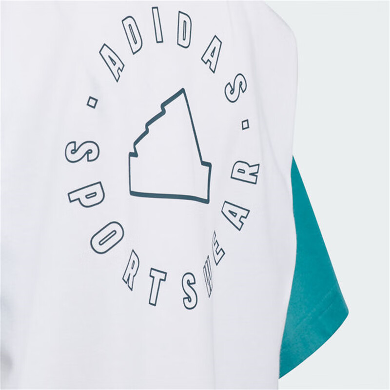 Детская футболка adidas (белый) — фото 3