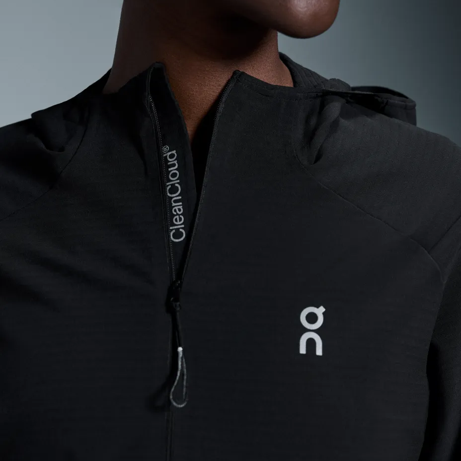 Женское худи On Pace Hoodie (черное) — фото 4