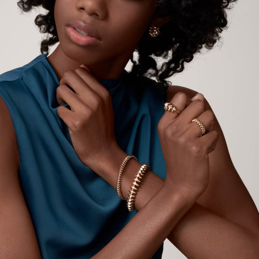 Браслет Cartier CLASH DE CARTIER (золотой) — Розовое золотой — фото 5