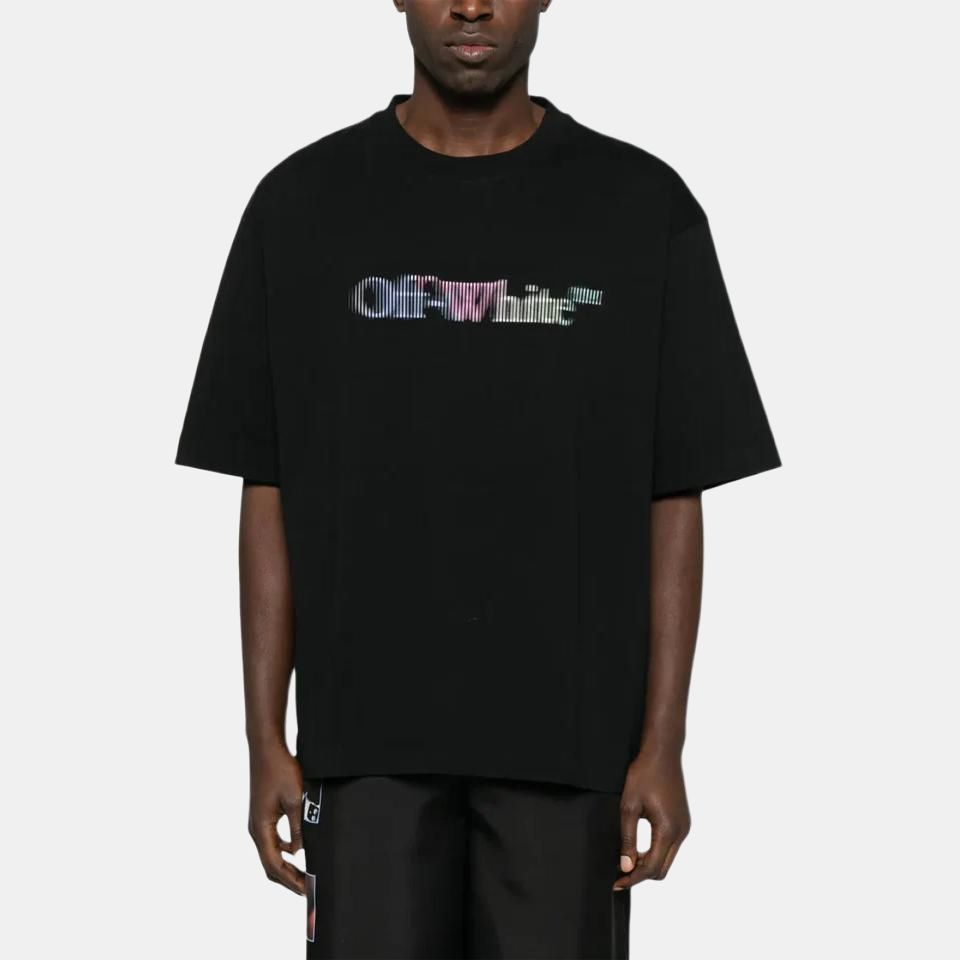 Мужская футболка OFF-WHITE T (черная) — фото 3
