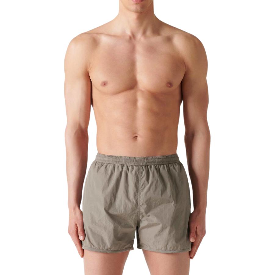 Ami Paris Logo Plaque Swim Shorts