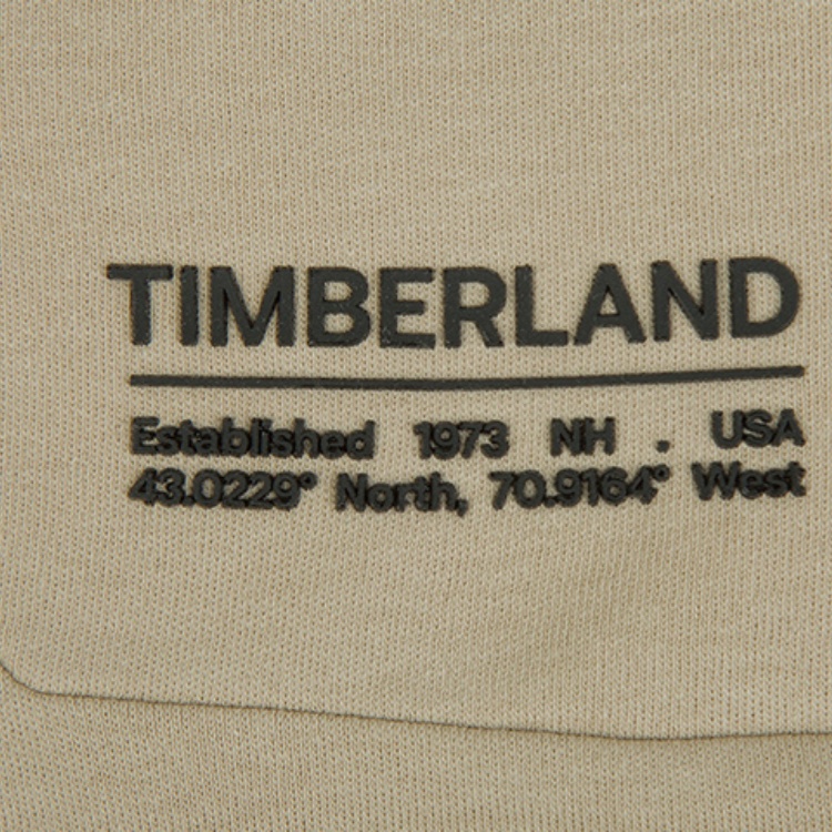 Мужская футболка Timberland (светло-коричневая) — фото 4