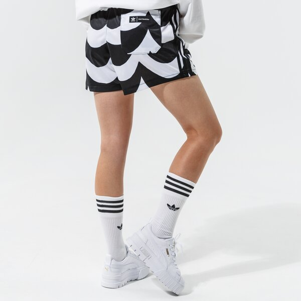 Женские шорты adidas originals MARIMEKKO Short (черно-белые) — фото 3