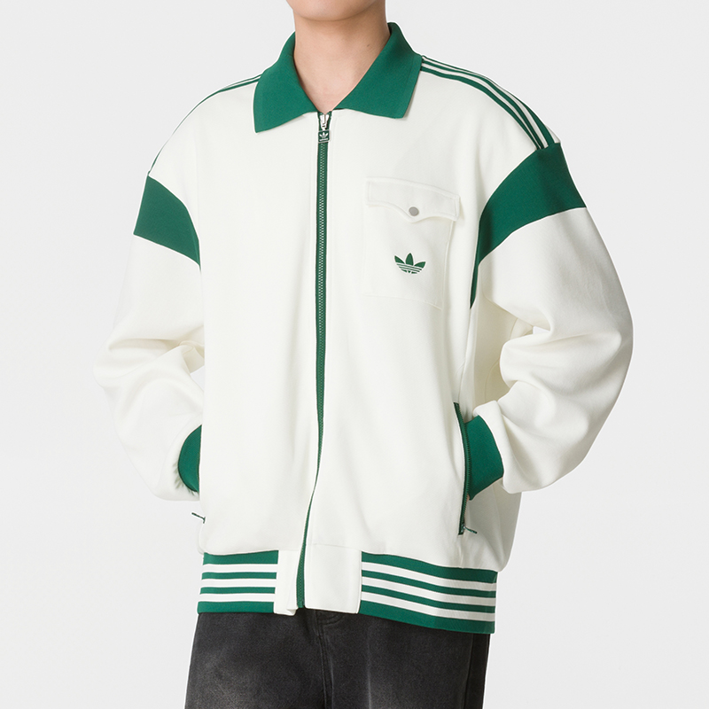 Мужская олимпийка adidas originals TRACK TOP M (разноцветный) — фото 3