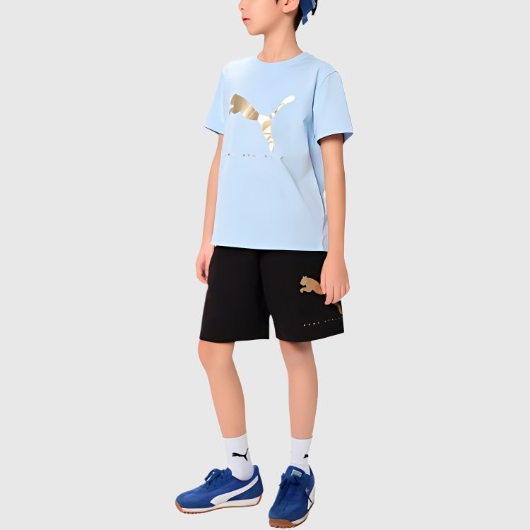 Футболка PUMA AthleticSportstyleT (голубой) — фото 4
