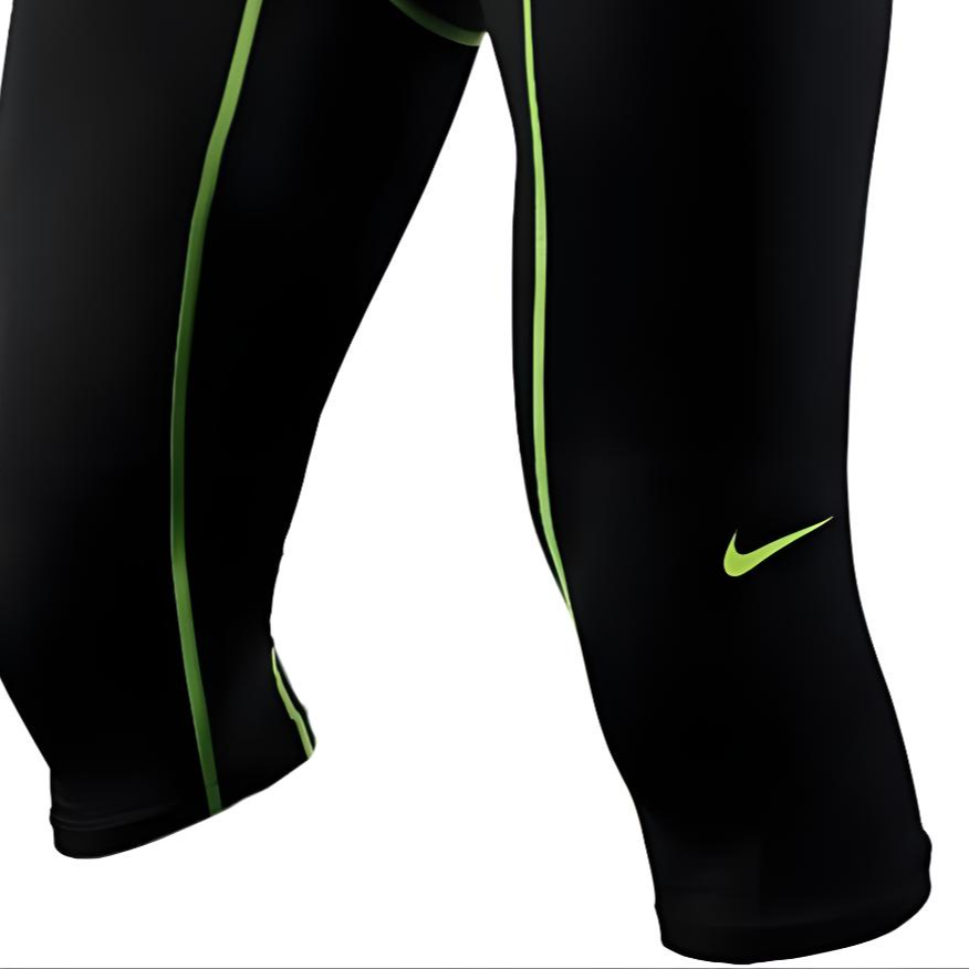 Nike Pro Sports Shorts Men’s Black Neon Green Moderate