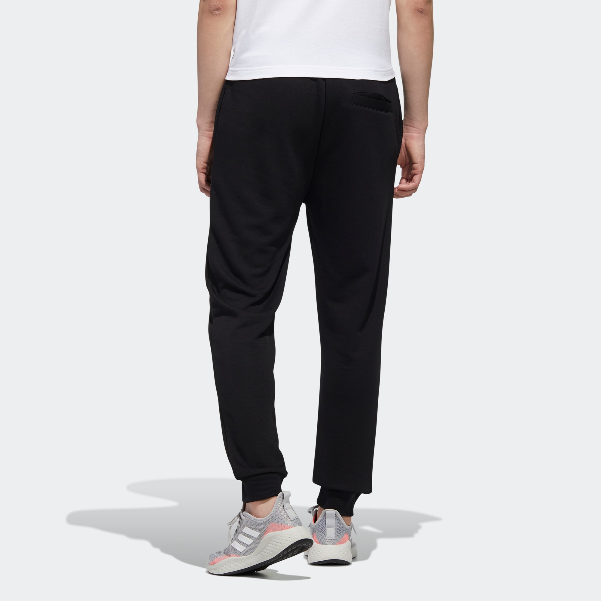 Мужские штаны adidas neo (черные) — фото 5