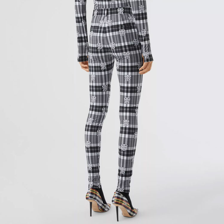 Женские штаны Burberry (серый) — фото 5