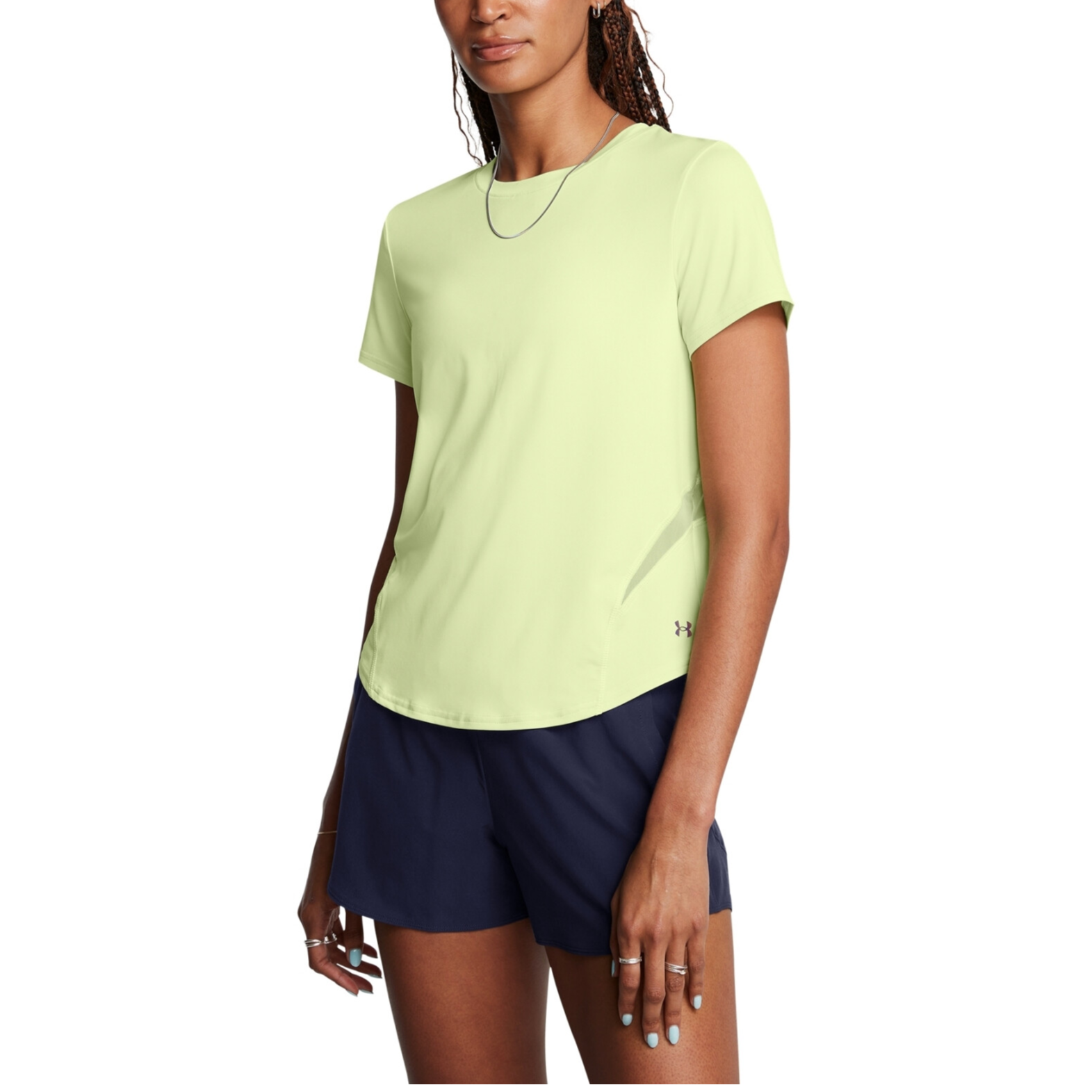 Женская футболка Under Armour (светло-зеленая) — фото 3