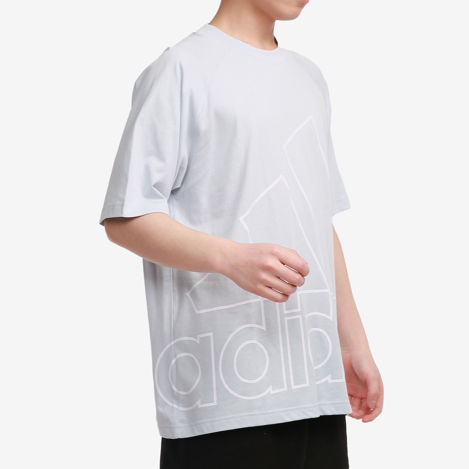 Мужская футболка adidas U Big Logo T (синий) — фото 5