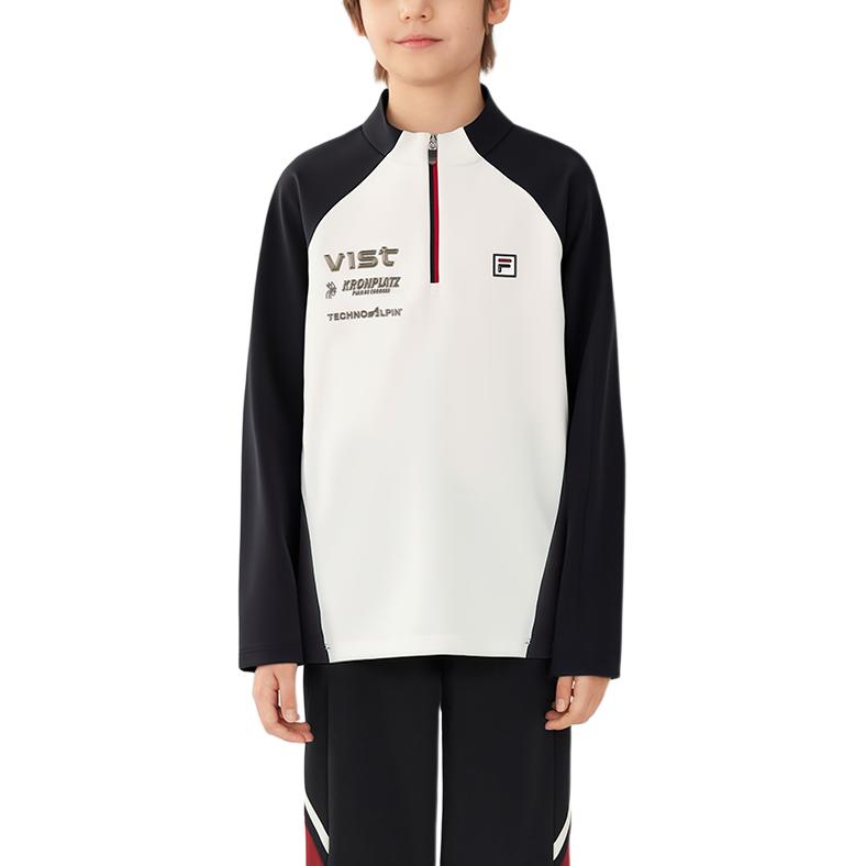 Мужской лонгслив Fila KIDS x FBOX+ TPERFORMANCE (слоновая кость) — фото 3